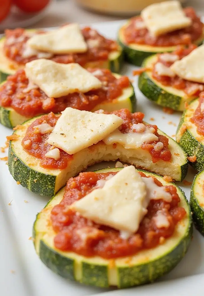 30 Healthy Pizza Recipes That Are Light Yet Delicious 34 30 Healthy Pizza Recipes That Are Light Yet Delicious - 6. Zucchini Pizza Bites