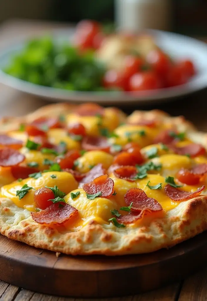 30 Keto Tortilla Pizza Recipes That Are Low Carb and Satisfying 67 30 Keto Tortilla Pizza Recipes That Are Low Carb and Satisfying - 11. Loaded Breakfast Tortilla Pizza