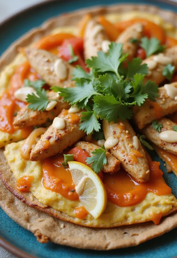30 Keto Tortilla Pizza Recipes That Are Low Carb and Satisfying 95 30 Keto Tortilla Pizza Recipes That Are Low Carb and Satisfying - 15. Thai Chicken Tortilla Pizza