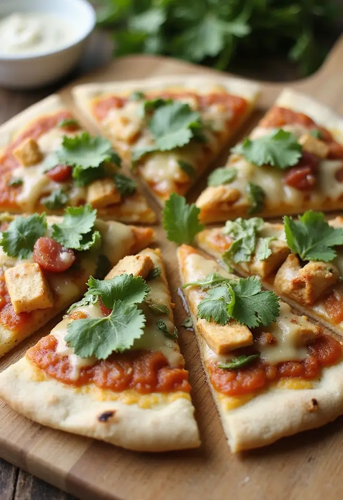 30 Keto Tortilla Pizza Recipes That Are Low Carb and Satisfying 138 30 Keto Tortilla Pizza Recipes That Are Low Carb and Satisfying - 22. Cilantro Chicken Tortilla Pizza