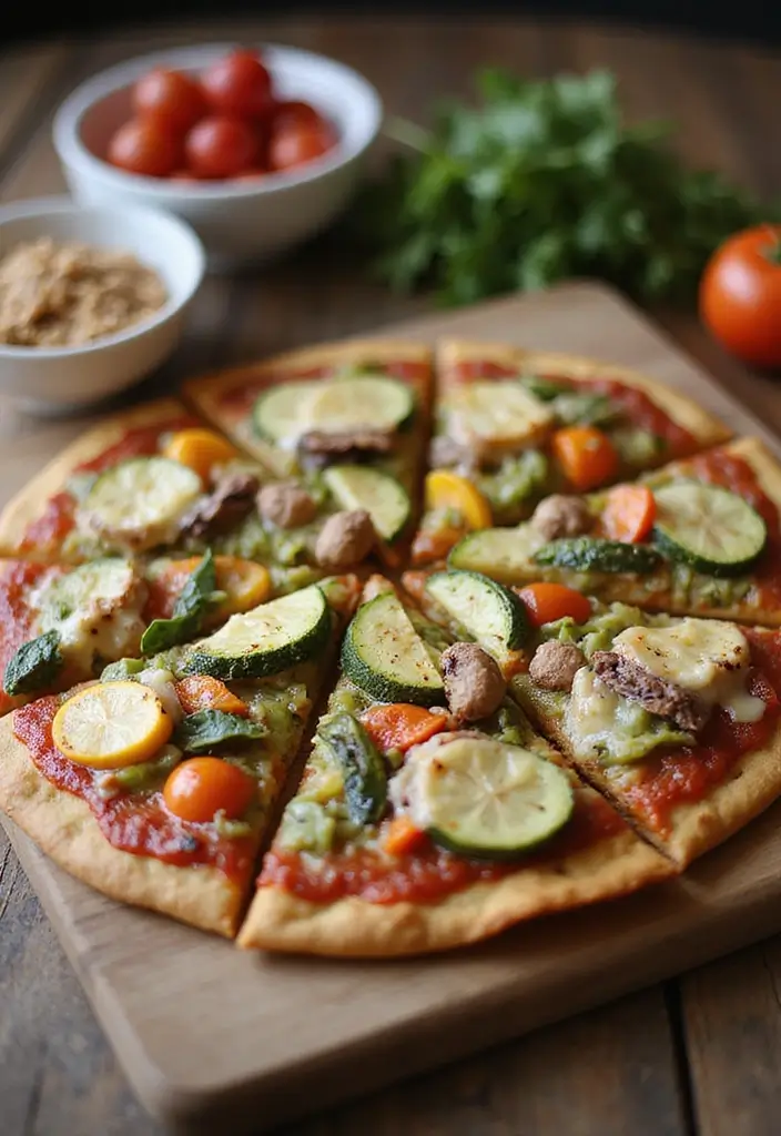 30 Keto Tortilla Pizza Recipes That Are Low Carb and Satisfying 145 30 Keto Tortilla Pizza Recipes That Are Low Carb and Satisfying - 23. Roasted Vegetable Tortilla Pizza
