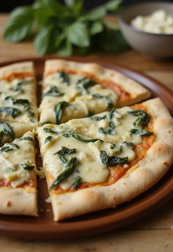 30 Keto Tortilla Pizza Recipes That Are Low Carb and Satisfying 166 30 Keto Tortilla Pizza Recipes That Are Low Carb and Satisfying - 26. Artichoke and Spinach Tortilla Pizza