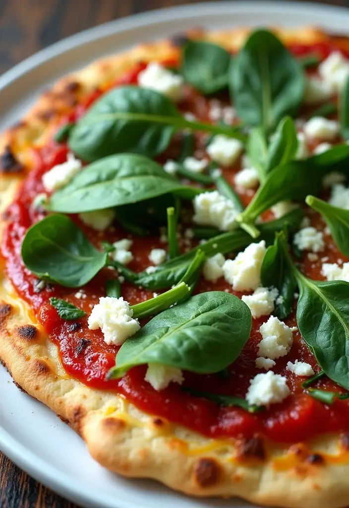30 Keto Tortilla Pizza Recipes That Are Low Carb and Satisfying 41 30 Keto Tortilla Pizza Recipes That Are Low Carb and Satisfying - 7. Spinach and Feta Tortilla Pizza