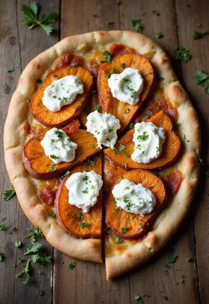 30 Kraft Pizza Kit Recipes for Family-Friendly Meals 75 30 Kraft Pizza Kit Recipes for Family-Friendly Meals - 13. Sweet Potato & Ricotta Pizza