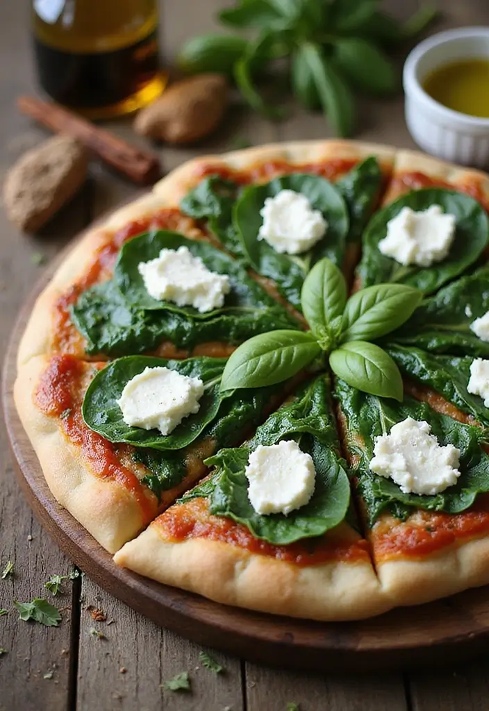 30 Kraft Pizza Kit Recipes for Family-Friendly Meals 104 30 Kraft Pizza Kit Recipes for Family-Friendly Meals - 18. Spinach & Ricotta Pizza