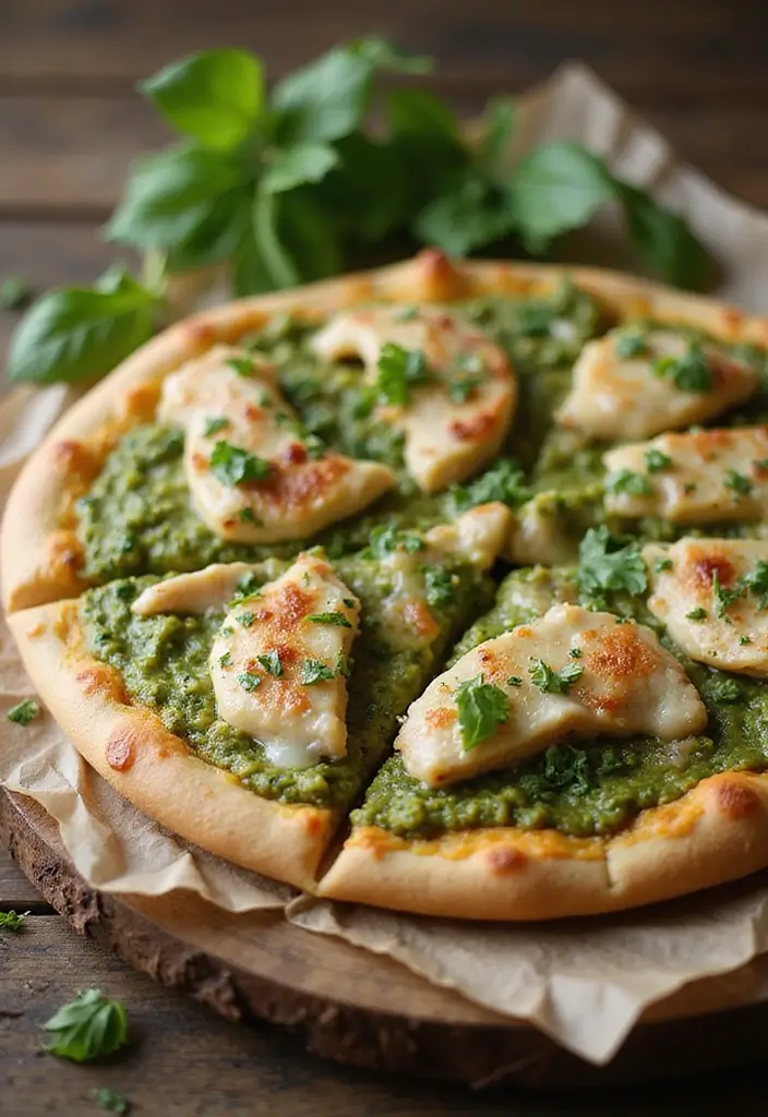 30 Kraft Pizza Kit Recipes for Family-Friendly Meals 118 30 Kraft Pizza Kit Recipes for Family-Friendly Meals - 20. Pesto Chicken Pizza