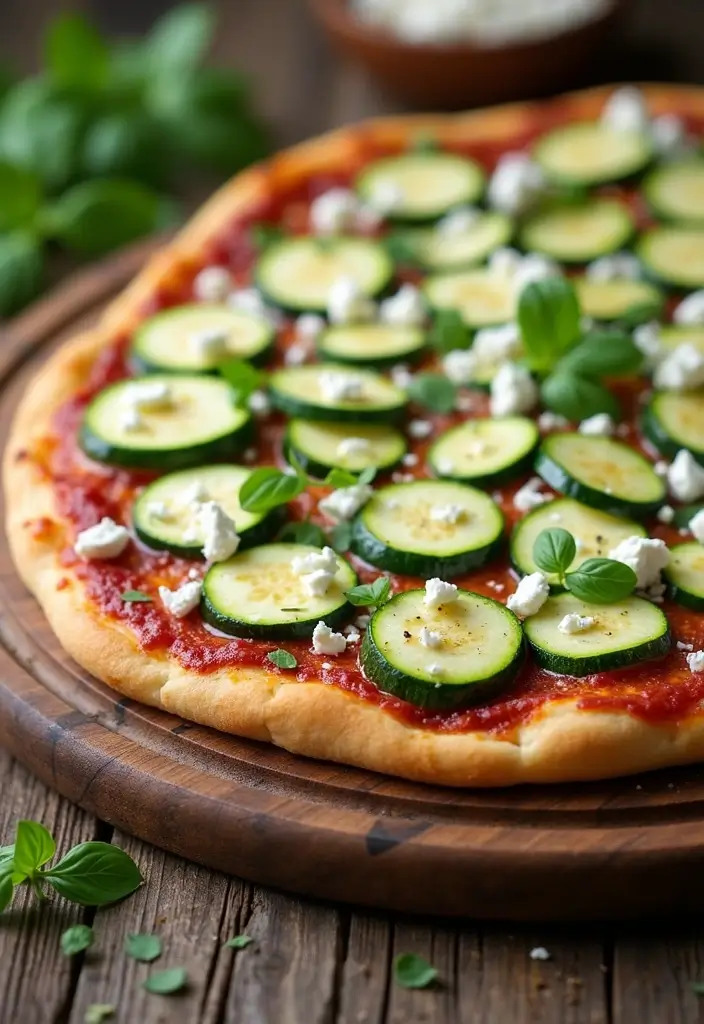 30 Kraft Pizza Kit Recipes for Family-Friendly Meals 42 30 Kraft Pizza Kit Recipes for Family-Friendly Meals - 8. Zucchini & Feta Pizza