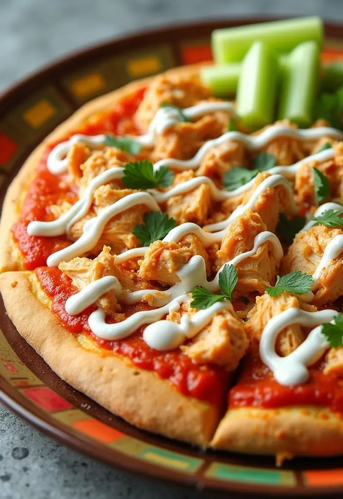 30 Kraft Pizza Kit Recipes for Family-Friendly Meals 47 30 Kraft Pizza Kit Recipes for Family-Friendly Meals - 9. Buffalo Chicken Pizza
