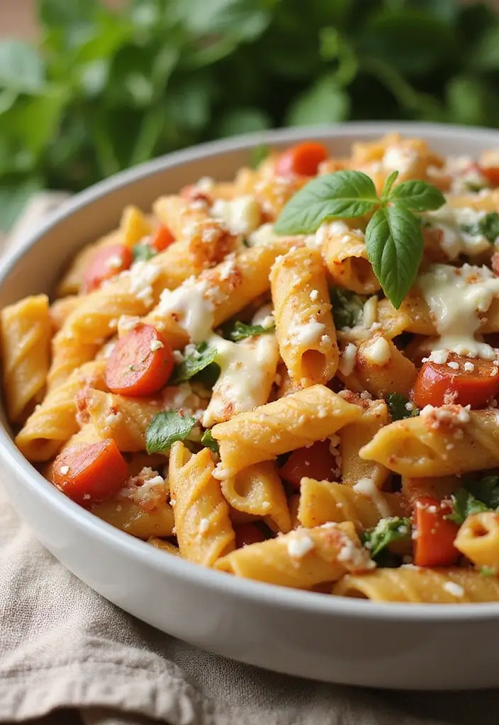 30 Pizza Pasta Salad Recipes for Summer Gatherings 64 30 Pizza Pasta Salad Recipes for Summer Gatherings - 10. Creamy Ranch Pizza Pasta Salad