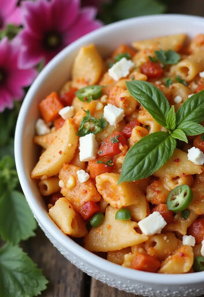 30 Pizza Pasta Salad Recipes for Summer Gatherings 78 30 Pizza Pasta Salad Recipes for Summer Gatherings - 12. Sweet and Spicy Pizza Pasta Salad
