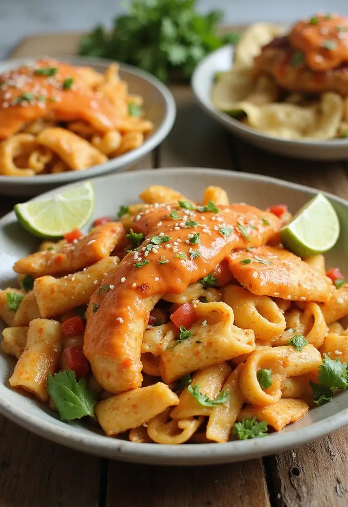 30 Pizza Pasta Salad Recipes for Summer Gatherings 105 30 Pizza Pasta Salad Recipes for Summer Gatherings - 17. Buffalo Chicken Pizza Pasta Salad