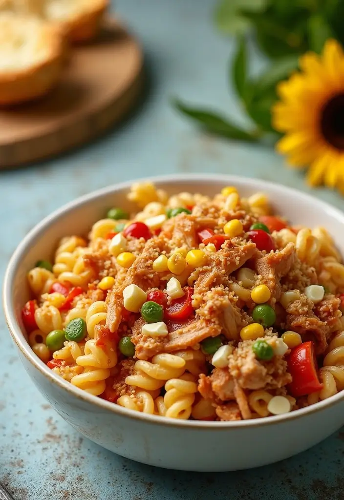 30 Pizza Pasta Salad Recipes for Summer Gatherings 8 30 Pizza Pasta Salad Recipes for Summer Gatherings - 2. BBQ Chicken Pizza Pasta Salad