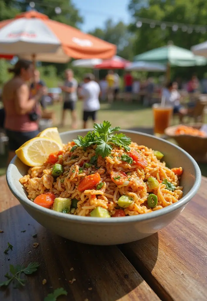 30 Pizza Pasta Salad Recipes for Summer Gatherings 138 30 Pizza Pasta Salad Recipes for Summer Gatherings - 22. Spicy Thai Pizza Pasta Salad