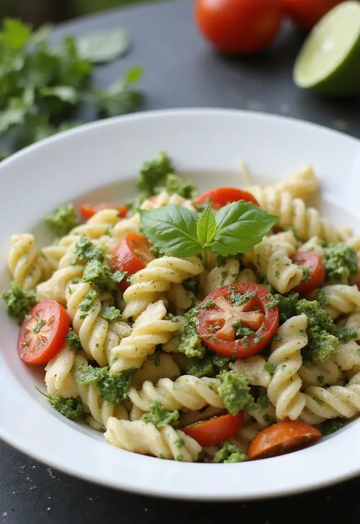 30 Pizza Pasta Salad Recipes for Summer Gatherings 180 30 Pizza Pasta Salad Recipes for Summer Gatherings - 28. Pesto Chicken Pizza Pasta Salad