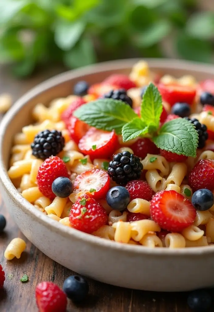 30 Pizza Pasta Salad Recipes for Summer Gatherings 192 30 Pizza Pasta Salad Recipes for Summer Gatherings - 30. Summer Berry Pizza Pasta Salad