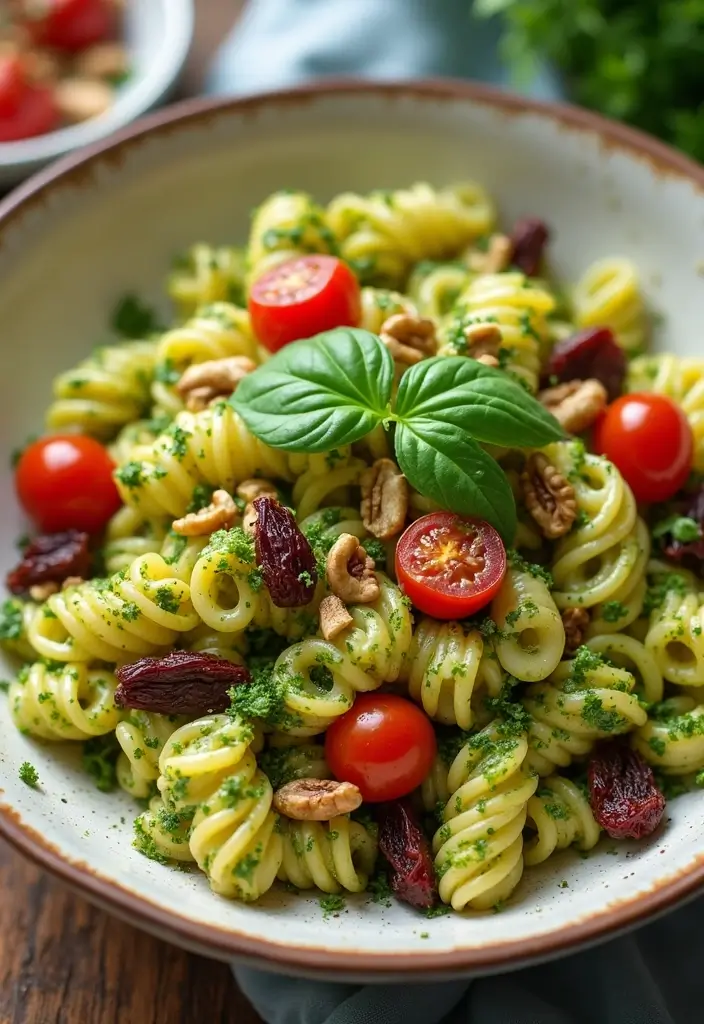 30 Pizza Pasta Salad Recipes for Summer Gatherings 29 30 Pizza Pasta Salad Recipes for Summer Gatherings - 5. Pesto Pizza Pasta Salad