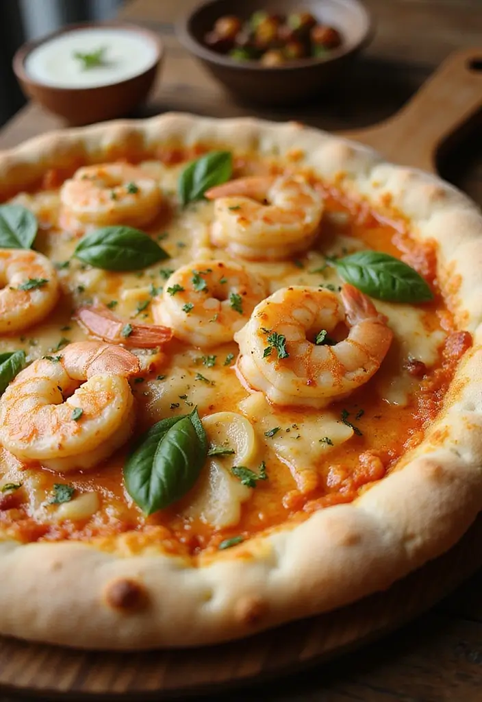 30 Recipes Using Premade Pizza Crust for Quick Homemade Dinners 71 30 Recipes Using Premade Pizza Crust for Quick Homemade Dinners - 11. Shrimp Scampi Pizza