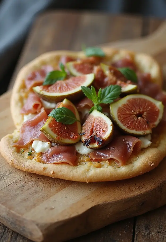 30 Recipes Using Premade Pizza Crust for Quick Homemade Dinners 85 30 Recipes Using Premade Pizza Crust for Quick Homemade Dinners - 13. Fig and Prosciutto Flatbread