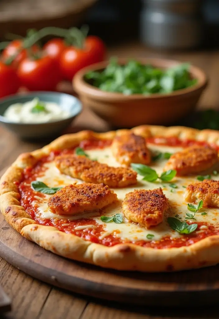 30 Recipes Using Premade Pizza Crust for Quick Homemade Dinners 90 30 Recipes Using Premade Pizza Crust for Quick Homemade Dinners - 14. Chicken Parmesan Pizza