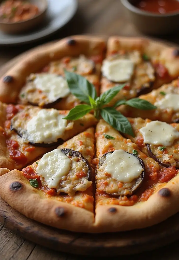 30 Recipes Using Premade Pizza Crust for Quick Homemade Dinners 156 30 Recipes Using Premade Pizza Crust for Quick Homemade Dinners - 24. Eggplant Parmesan Pizza