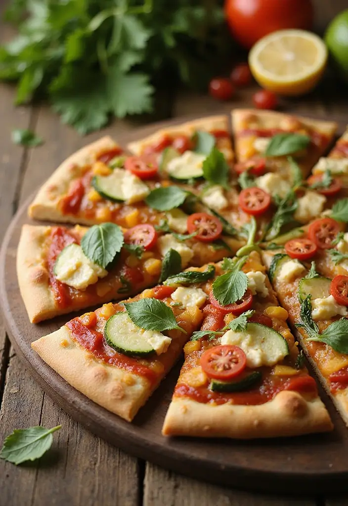 30 Recipes Using Premade Pizza Crust for Quick Homemade Dinners 15 30 Recipes Using Premade Pizza Crust for Quick Homemade Dinners - 3. Veggie Supreme Pizza