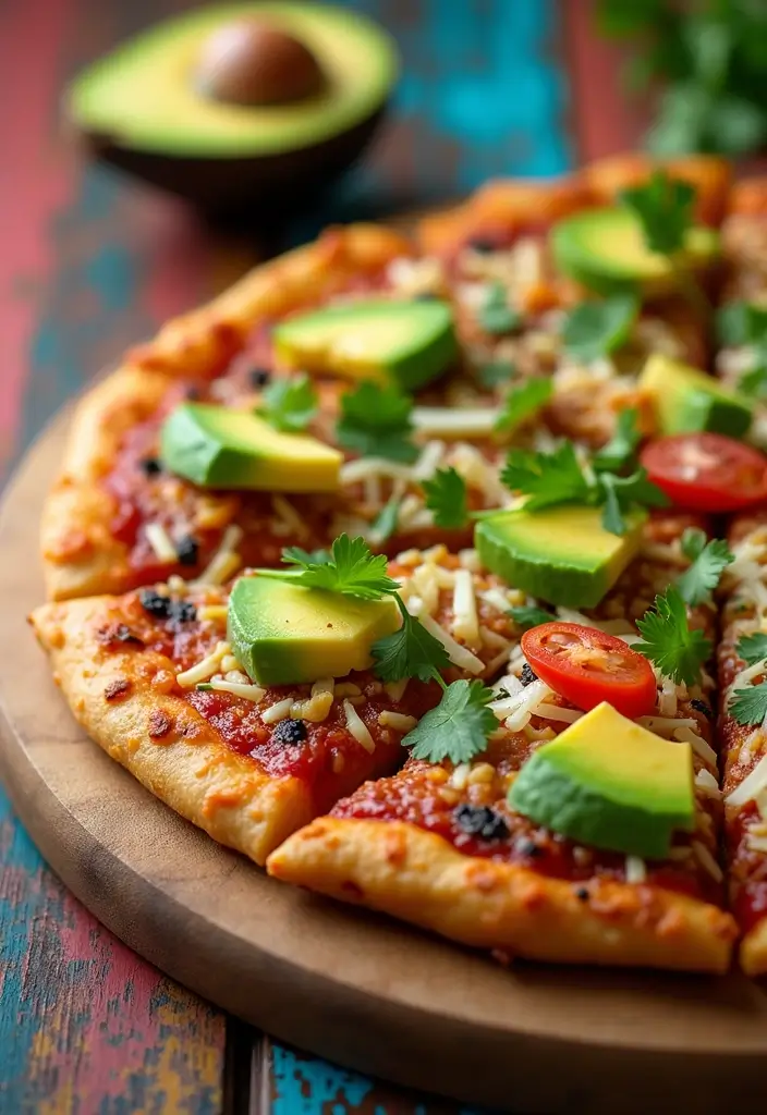 30 Recipes Using Premade Pizza Crust for Quick Homemade Dinners 29 30 Recipes Using Premade Pizza Crust for Quick Homemade Dinners - 5. Mexican Fiesta Pizza