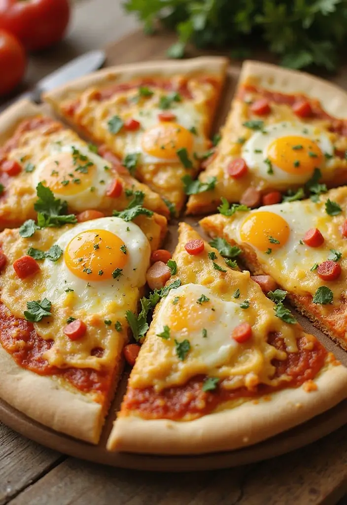 30 Recipes Using Premade Pizza Crust for Quick Homemade Dinners 43 30 Recipes Using Premade Pizza Crust for Quick Homemade Dinners - 7. Breakfast Pizza