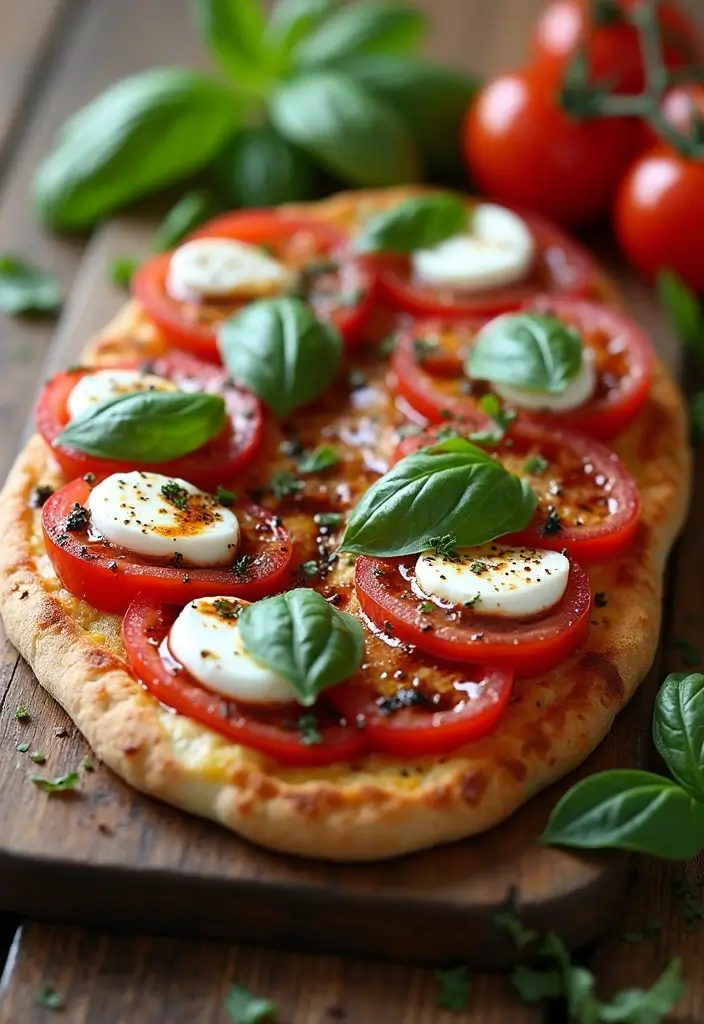 30 Recipes Using Premade Pizza Crust for Quick Homemade Dinners 50 30 Recipes Using Premade Pizza Crust for Quick Homemade Dinners - 8. Caprese Flatbread