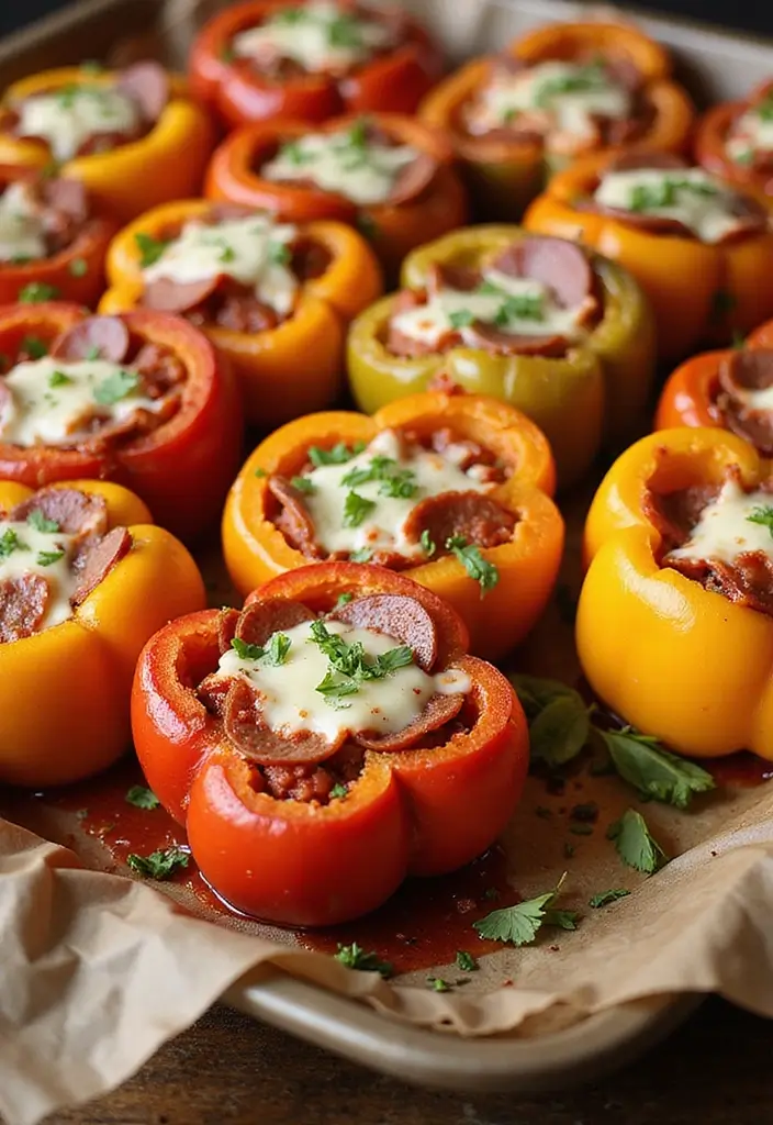 30 Recipes with Pizza Sauce That Go Beyond Traditional Pizza 15 30 Recipes with Pizza Sauce That Go Beyond Traditional Pizza - 3. Pizza Sauce Stuffed Peppers