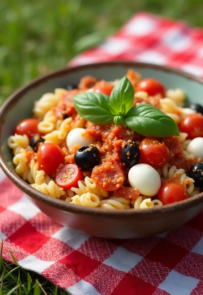 30 Recipes with Pizza Sauce That Go Beyond Traditional Pizza 36 30 Recipes with Pizza Sauce That Go Beyond Traditional Pizza - 6. Pizza Sauce Pasta Salad