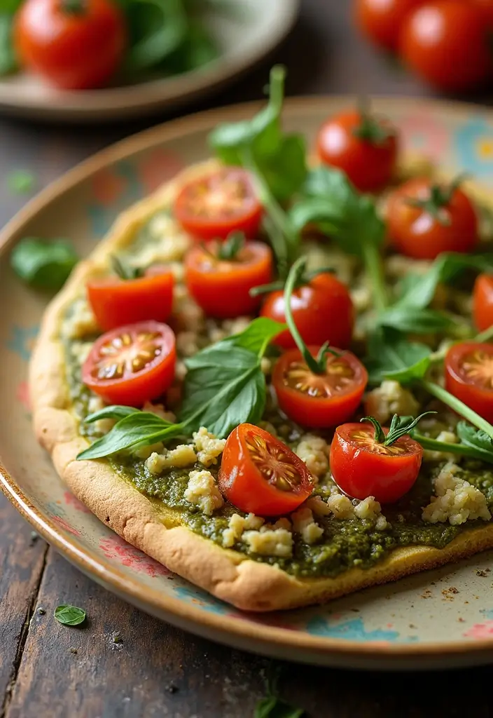 30 Whole 30 Pizza Recipes That Keep It Clean and Satisfying 58 30 Whole 30 Pizza Recipes That Keep It Clean and Satisfying - 10. Pesto Chicken Flatbread Pizza