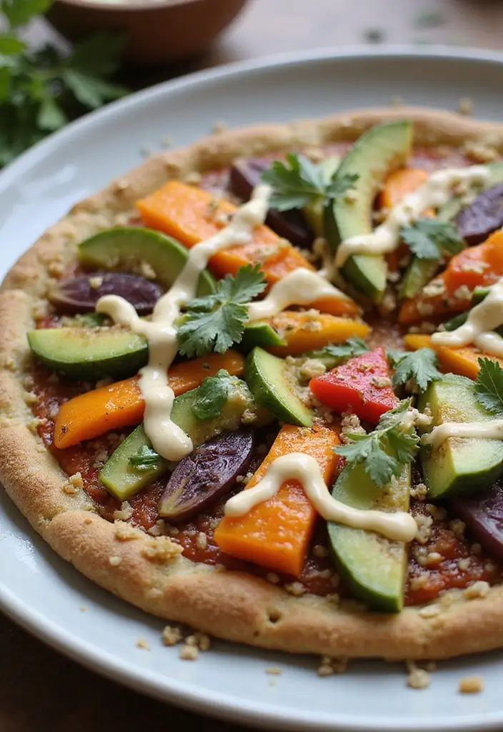 30 Whole 30 Pizza Recipes That Keep It Clean and Satisfying 131 30 Whole 30 Pizza Recipes That Keep It Clean and Satisfying - 21. Veggie-Loaded Quinoa Pizza