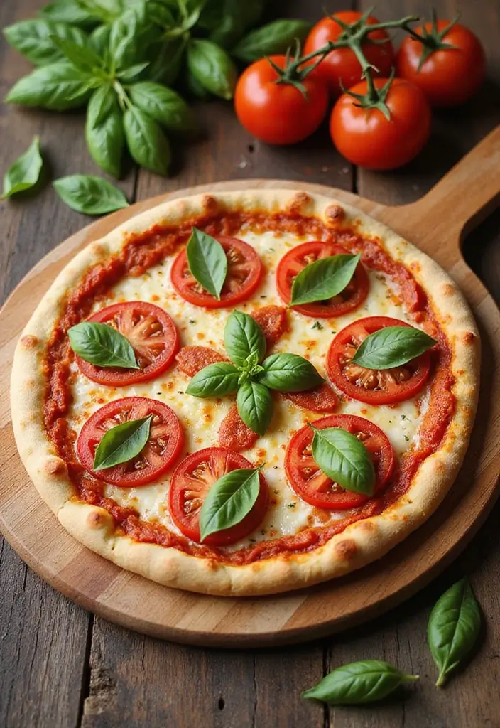 30 Whole 30 Pizza Recipes That Keep It Clean and Satisfying 166 30 Whole 30 Pizza Recipes That Keep It Clean and Satisfying - 26. Vegan Margherita Pizza