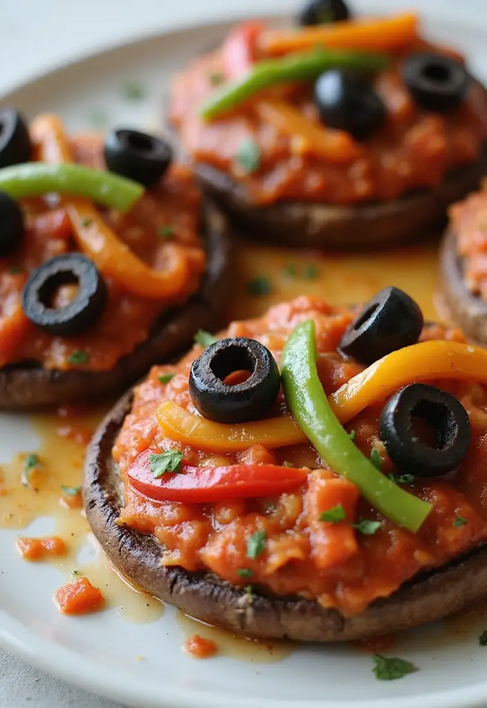 30 Whole 30 Pizza Recipes That Keep It Clean and Satisfying 37 30 Whole 30 Pizza Recipes That Keep It Clean and Satisfying - 7. Portobello Mushroom Pizza