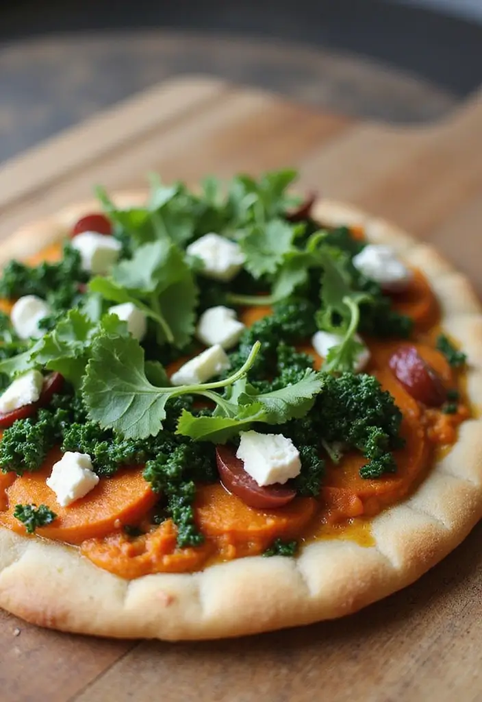 30 Wood Fired Pizza Oven Recipes for Perfect Crispy Crusts 62 30 Wood Fired Pizza Oven Recipes for Perfect Crispy Crusts - 10. Sweet Potato and Kale Pizza
