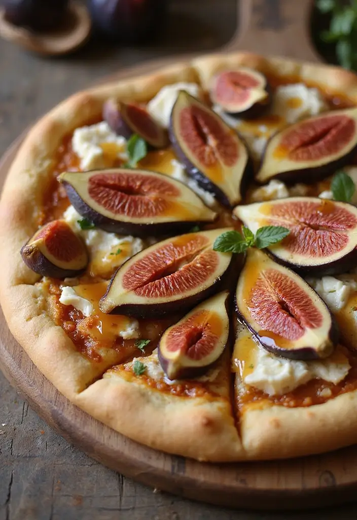 30 Wood Fired Pizza Oven Recipes for Perfect Crispy Crusts 67 30 Wood Fired Pizza Oven Recipes for Perfect Crispy Crusts - 11. Fig and Goat Cheese Pizza