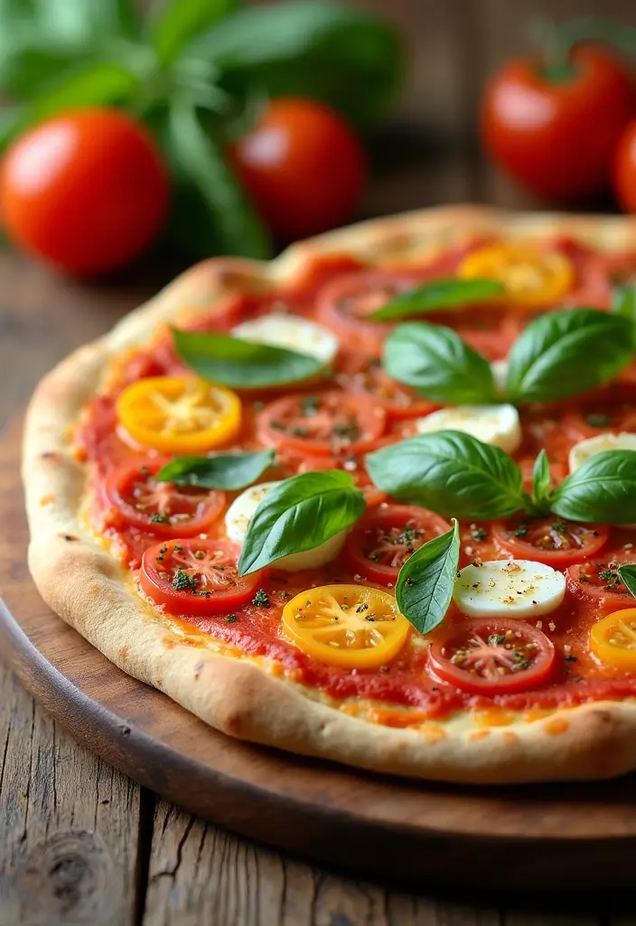 30 Wood Fired Pizza Oven Recipes for Perfect Crispy Crusts 109 30 Wood Fired Pizza Oven Recipes for Perfect Crispy Crusts - 17. Summer Caprese Pizza