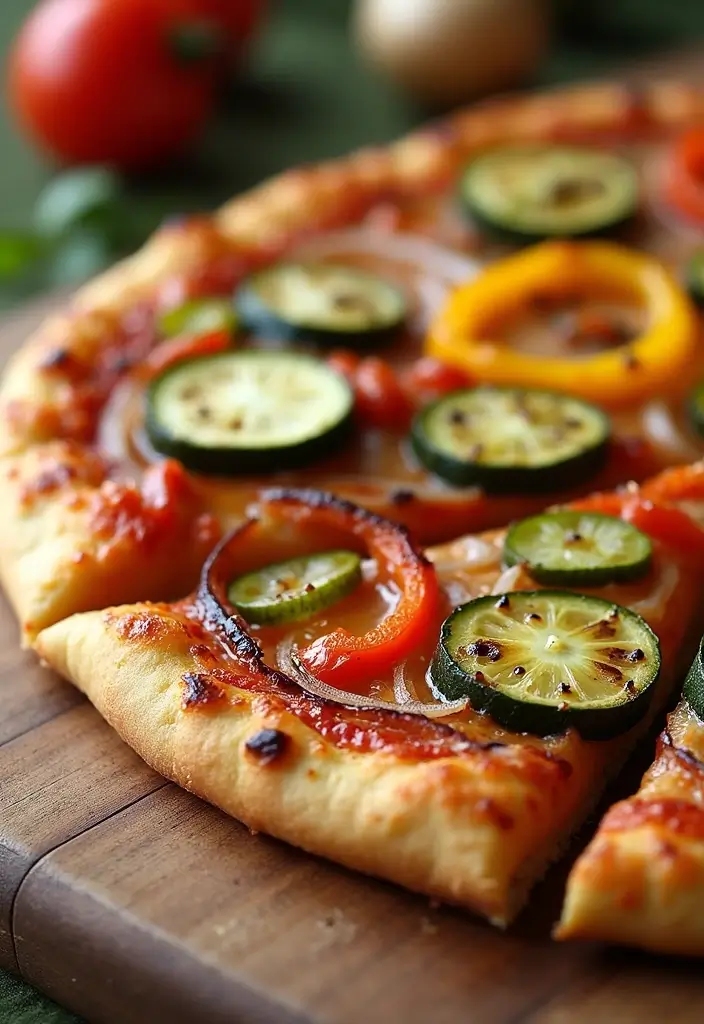 30 Wood Fired Pizza Oven Recipes for Perfect Crispy Crusts 8 30 Wood Fired Pizza Oven Recipes for Perfect Crispy Crusts - 2. Grilled Vegetable Delight