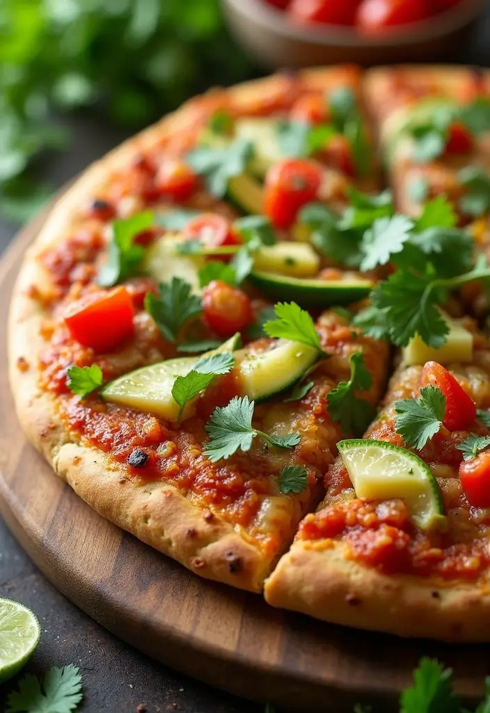 30 Wood Fired Pizza Oven Recipes for Perfect Crispy Crusts 133 30 Wood Fired Pizza Oven Recipes for Perfect Crispy Crusts - 21. Cilantro Lime Veggie Pizza
