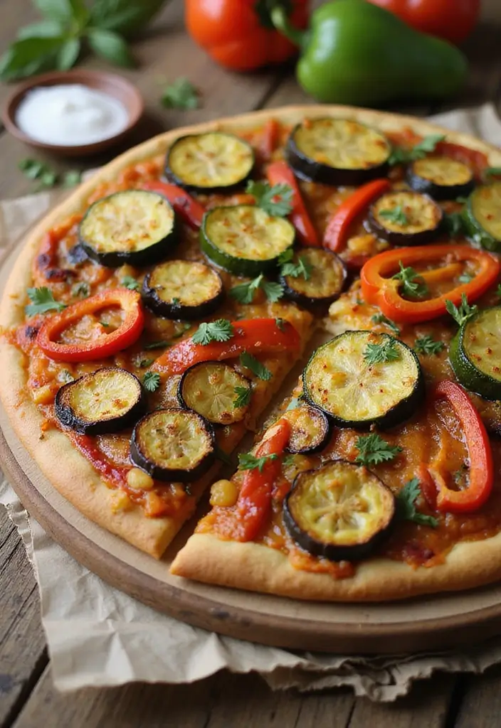 30 Wood Fired Pizza Oven Recipes for Perfect Crispy Crusts 147 30 Wood Fired Pizza Oven Recipes for Perfect Crispy Crusts - 23. Ratatouille Pizza