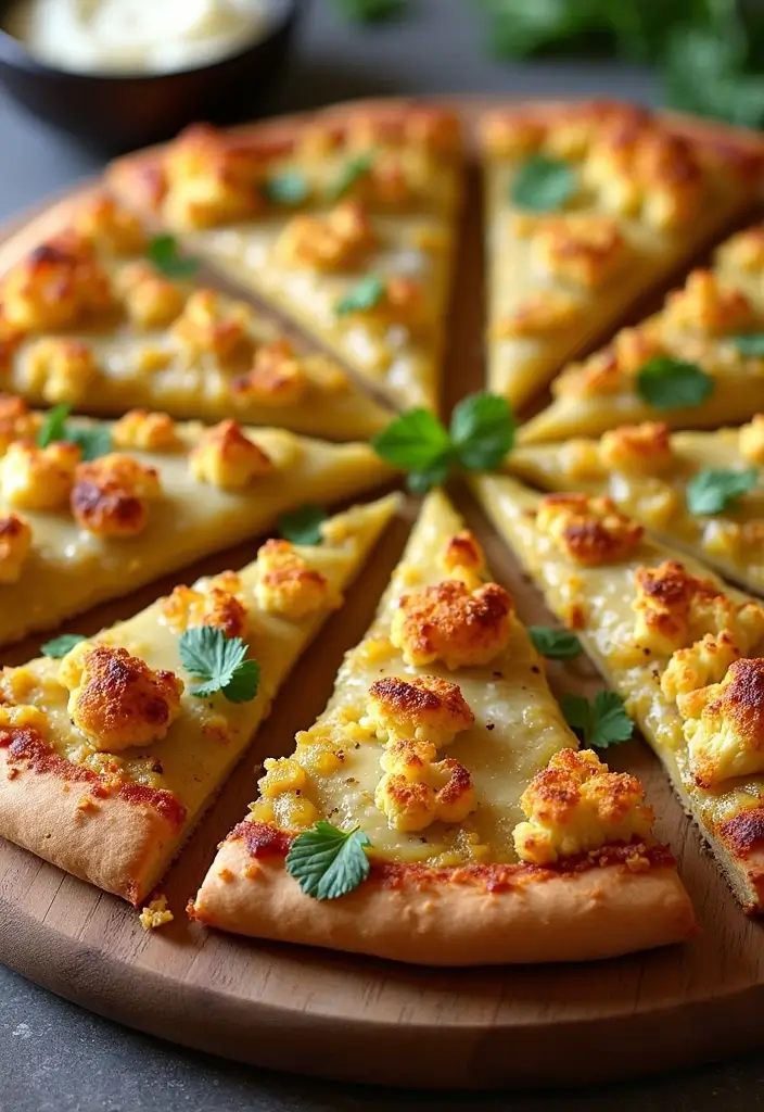 30 Wood Fired Pizza Oven Recipes for Perfect Crispy Crusts 168 30 Wood Fired Pizza Oven Recipes for Perfect Crispy Crusts - 26. Curried Cauliflower Pizza