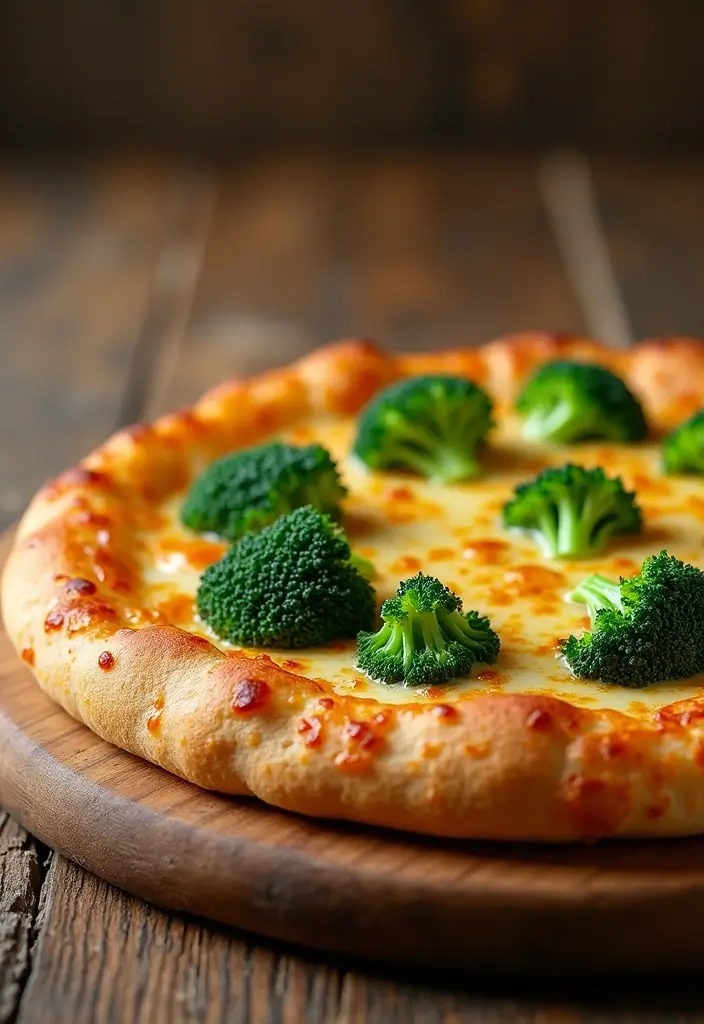 30 Wood Fired Pizza Oven Recipes for Perfect Crispy Crusts 182 30 Wood Fired Pizza Oven Recipes for Perfect Crispy Crusts - 28. Broccoli and Cheese Pizza