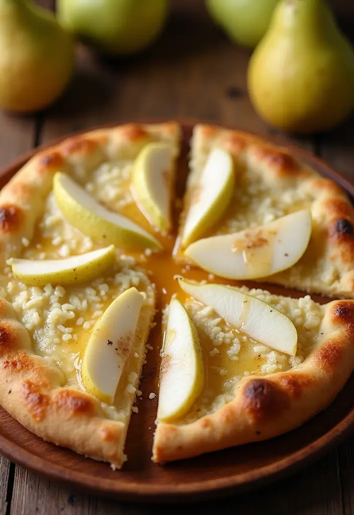 30 Wood Fired Pizza Oven Recipes for Perfect Crispy Crusts 196 30 Wood Fired Pizza Oven Recipes for Perfect Crispy Crusts - 30. Pear and Gorgonzola Pizza