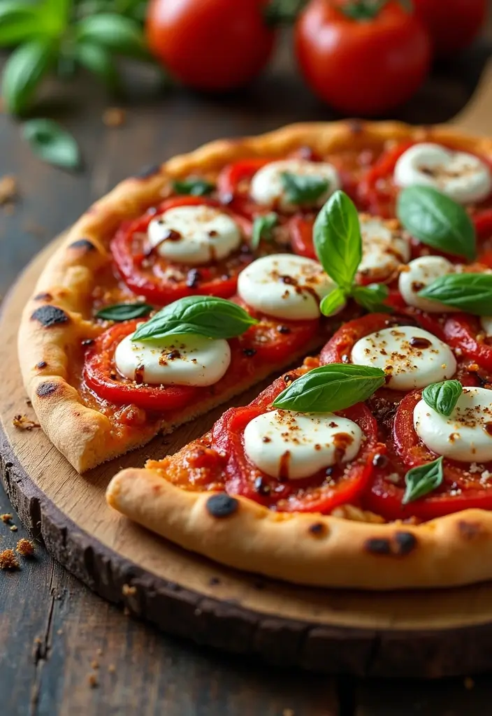 30 Wood Fired Pizza Oven Recipes for Perfect Crispy Crusts 41 30 Wood Fired Pizza Oven Recipes for Perfect Crispy Crusts - 7. Caprese with a Twist